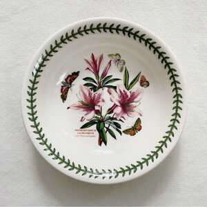 Portmeirion Botanic Garden 10” Pasta Bowl NWT Made in England Rhododendrum